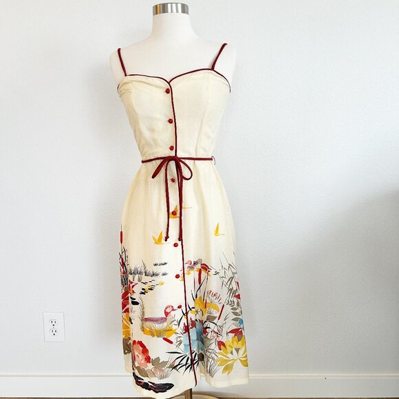 Unbranded Dresses & Skirts - Vtg Midi Duck Dress